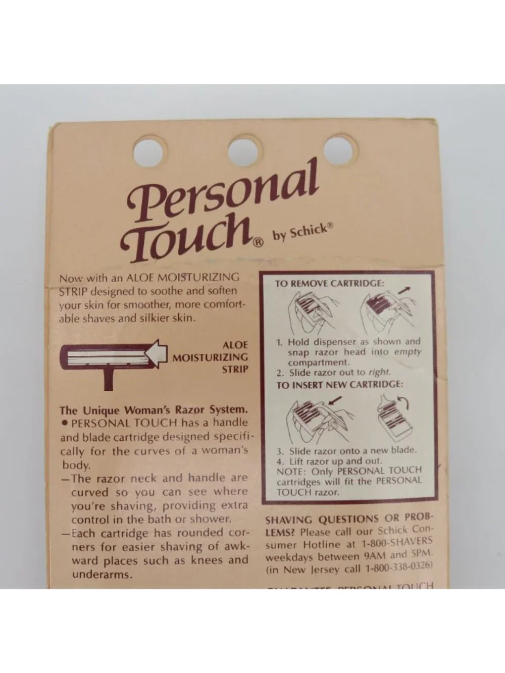VTG Personal Touch by Schick Womens Shaving Razor 1990 Deadstock NEW In Package